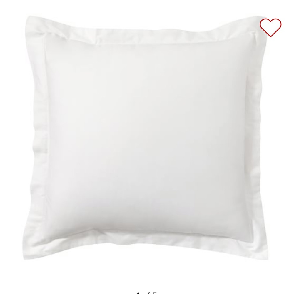 Pottery Barn White Pillow Case Sham - Standard Size NWT, 2 for $20